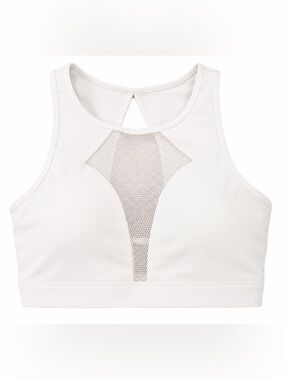 Light mint Mesh Inset Sports Bra